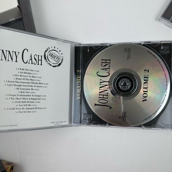 Johnny Cash Vintage Vaults 4 CD Box Set Collection Vol 1-4 - Picture 6 of 8